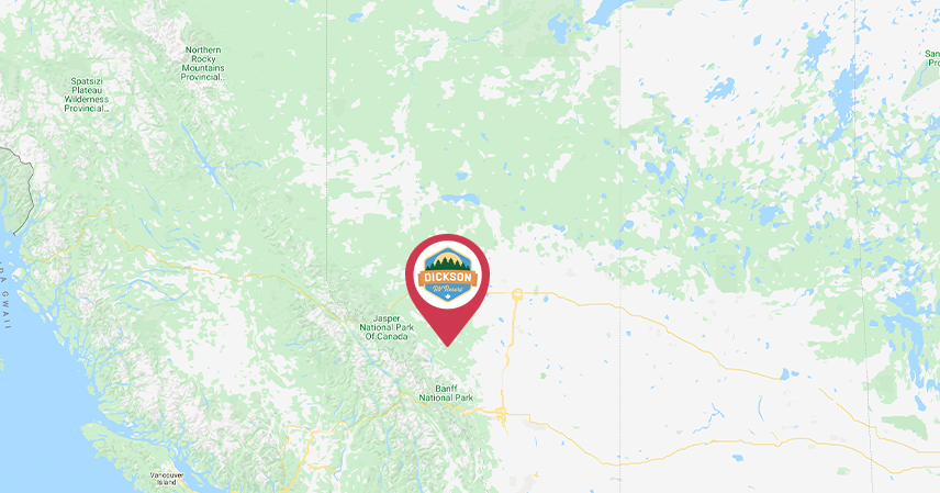 Alberta Resort Map