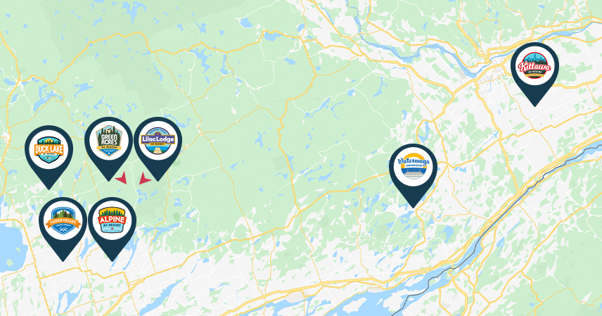 Ontario Resort Map