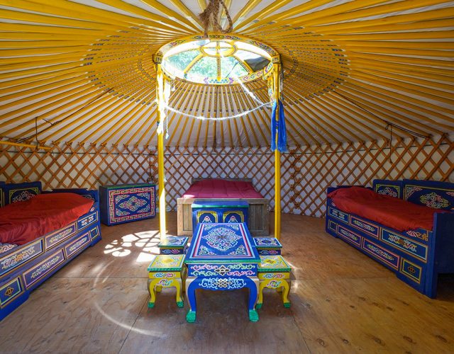 NEW FOR 2022! Traditional Mongolian Yurts
