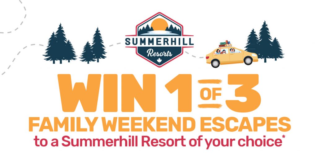 Win 1 of 3 Family Weekend Escapes to a Summerhill Resort of your Choice