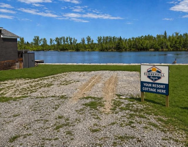 WATERFRONT SITE AVAILABLE – “W10” AT CEDAR VALLEY COTTAGE RESORT