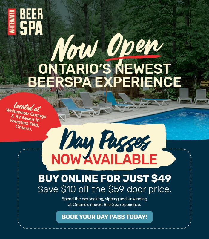 Whitewater BeerSpa Day Passes Promo